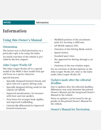 mini cooper 2021 owners manual